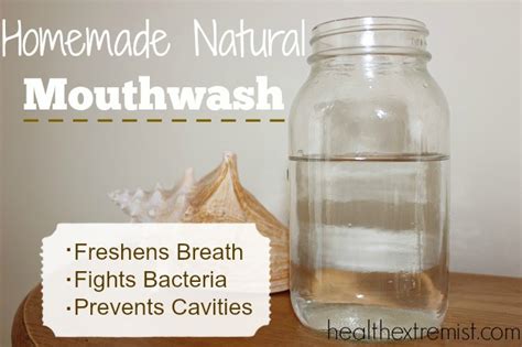 Homemade Natural Mouthwash Recipe Fights Cavities