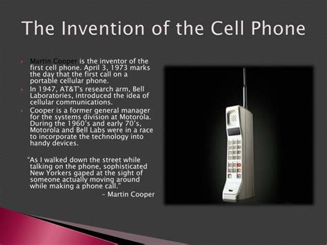 Ppt The History Of The Telephone Powerpoint Presentation