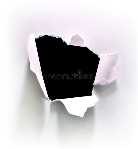 Paper Tear Stock Image Image Of Flat Burst Hole Jagged 895169