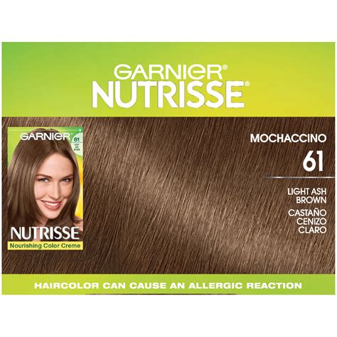 Garnier Nutrisse Nourishing Hair Color Creme Light Ash Brown