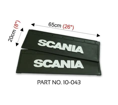 scania truck lorry pair rubber mud flaps mudflaps 650x200 embossed logo 40 40 picclick