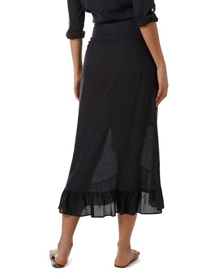 Melissa Odabash Danni Long Coverup Wrap Skirt Neiman Marcus