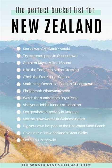 The Ultimate New Zealand Bucket List Dont Miss These Incredible
