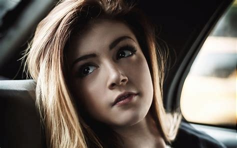 Hd Wallpaper Womens Red Lipstick Chrissy Costanza Singer Celebrity Against The Current