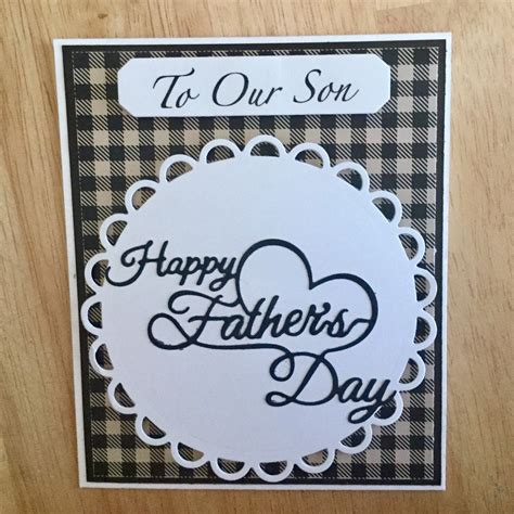 Greeting Card To Our Son Happy Fathers Day Etsy Fathers Day Cards