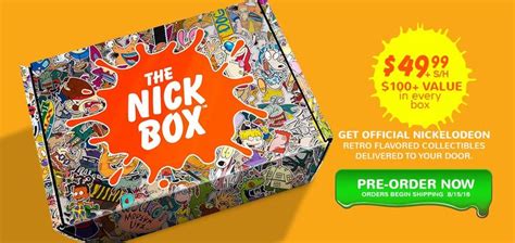 Retro Nickelodeon Shipped To You Nickelodeon Retro Subscription Box