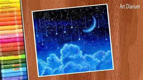 Discover 128 Pastel Night Sky Drawing Super Hot Vn