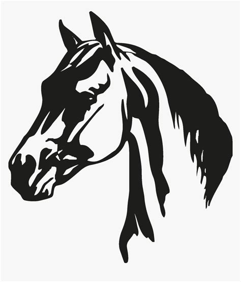 Horse Head Silhouette Png Horse Head Free Vector Transparent Png
