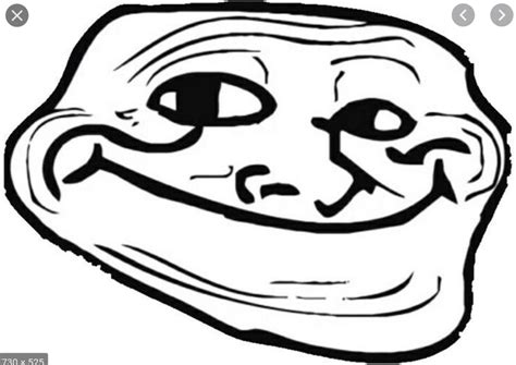 Troll Face Smiling Blank Template Imgflip