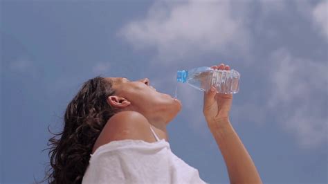 Woman Pouring Water On Mouth Stock Footage Sbv 301263213 Storyblocks