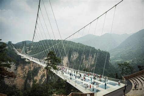 China Is Home To Worlds Highest And Longest Glass Bottomed Bridge