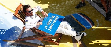 Unblocked, no watermarks, use blank or popular templates! Alonso Watches F1 Podium From Deckchair, Next To A ...