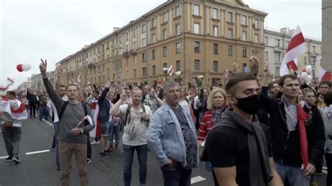 More Than 100000 People Gather In Belarus Capital In Protest Against
