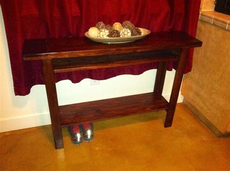 How to combine coffee table and end table styles is a regular topic of conversation around here. Ana White | Walnut Console Table and Matching End Table ...