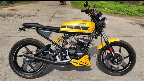 Modified Yamaha Rx135 Into Scrambler By Rocky Customs Garage And Best