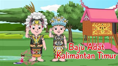 20 Contoh Gambar Gambar Rumah Adat Kalimantan Kartun