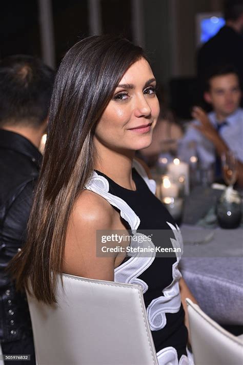 Actress Nina Dobrev Attends Elles 6th Annual Women In Television