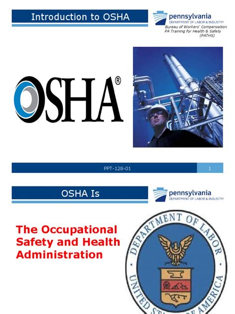 Introduction To The Occupational Safety And Health Administration Osha