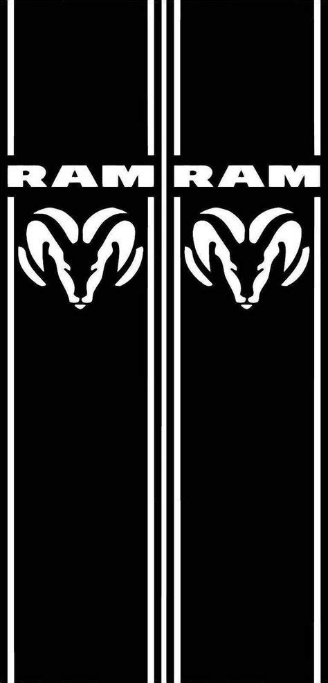 57 Liter Head Dodge Ram Racing Stripe Vinyl Decal Sticker Emblem
