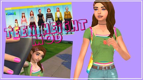 Shorter Teens In The Sims 4 Mod Review With Cc Links Youtube