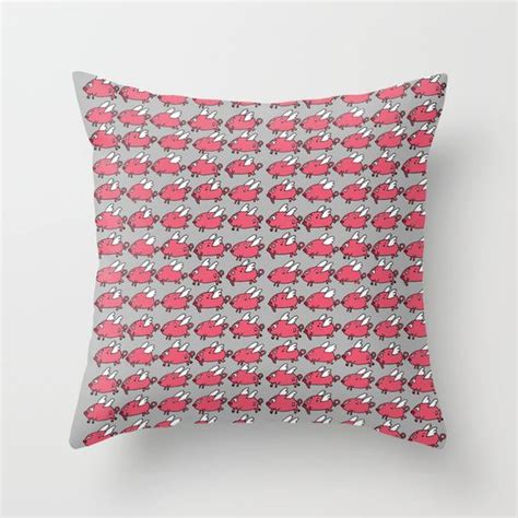 This proud progressive can still appreciate a libertarian perspective on many issues. Flying Pigs Throw Pillow by Adrijen Roman | Flying pig, Throw pillows, Pillows