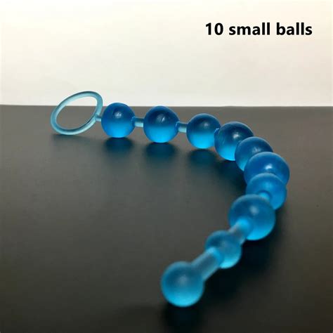 2021 New Soft Rubber Anal Plug Beads Long Orgasm Vagina Clit Pull Ring