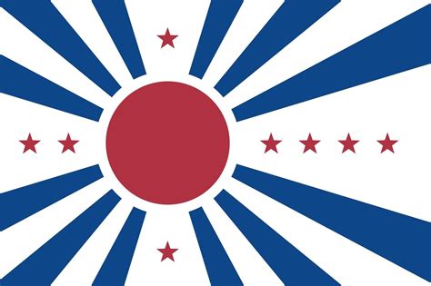 Very Cool Flag Of The Japanese Pacific States From The Man In The High