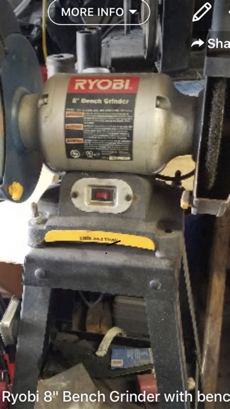 10 best ryobi bench grinders of july 2021. Ryobi 8" bench grinder with bench for Sale in North Miami ...