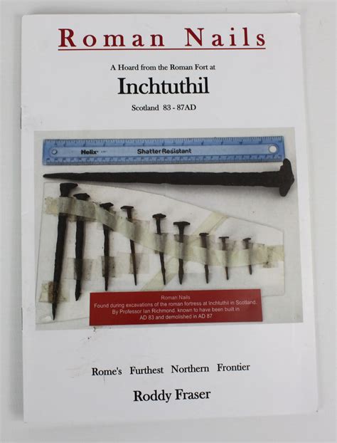 Inchtuthil Roman Nails Presentation Set Ad 83 87 Plus Booklet — Lanna