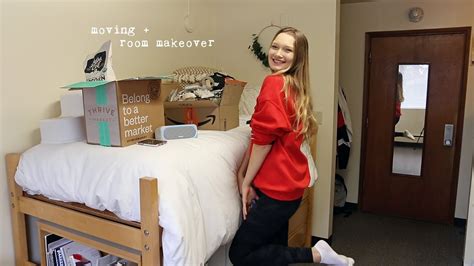 Moving Into College Dorm Room Makeover Best Organization Tips Youtube