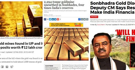 How Much Of The Indian Media Misreported That 3350 Tonnes Of Gold Had
