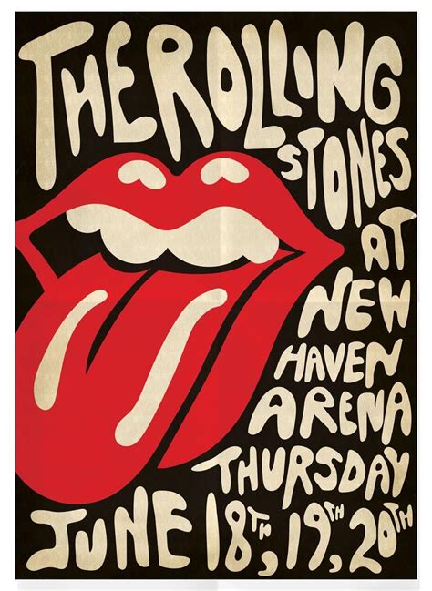 Rolling Stones Gig Flyer Digital Printable Art Etsy Rolling Stones Poster Digital Art