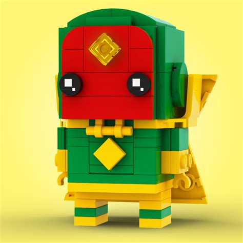 Lego Moc Halloween Vision Brickheadz By Stormythos Rebrickable