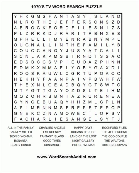 Free Printable Word Puzzles For Adults
