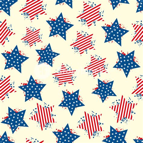 Seamless Pattern For 4th Of July Royalty Free Stock Image Storyblocks