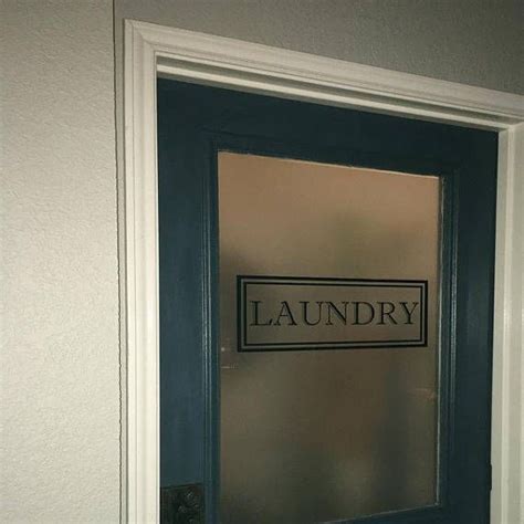 Maybe you would like to learn more about one of these? Laundry Vinyl Decal, Laundry Room Decal Glass Door, Vinyl Lettering Rectangle Border Traditional ...