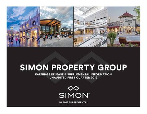 Simon Property Group Inc 2019 Q1 Results Earnings Call Slides