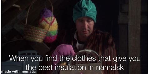 Watching Clark Griswold Getting Stuck In The Attic Made Me Think Of Namalsk Rdayz