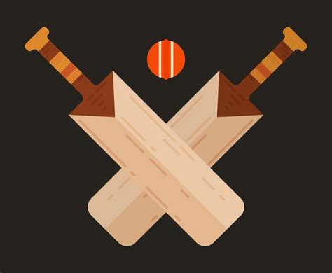 Cricket Bat Illustration 365113 Vector Art At Vecteezy