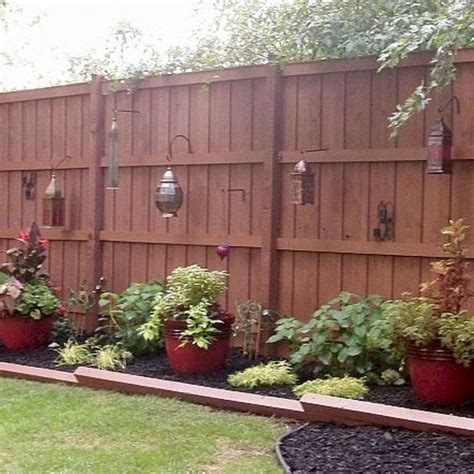 They will grow through between branches and create a living house border to lessen the fragile vibe created by the fence. 70 Gorgeous Backyard Privacy Fence Decor Ideas on A Budget ...
