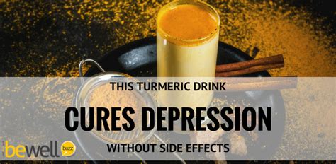 This Turmeric Drink Treats Depression Without Side Effects Bewellbuzz
