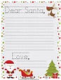 Letter To Santa Paper Printable - Get What You Need For Free
