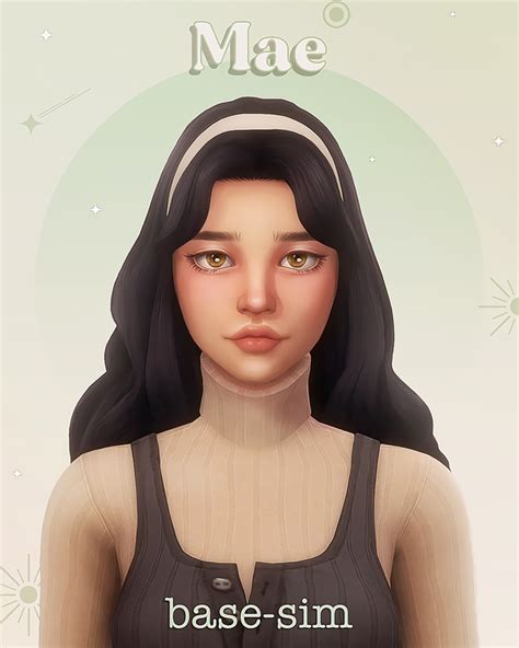 Mae Base Sim Miiko On Patreon Mods Sims 4 Sims 4 Mods Clothes Cloud