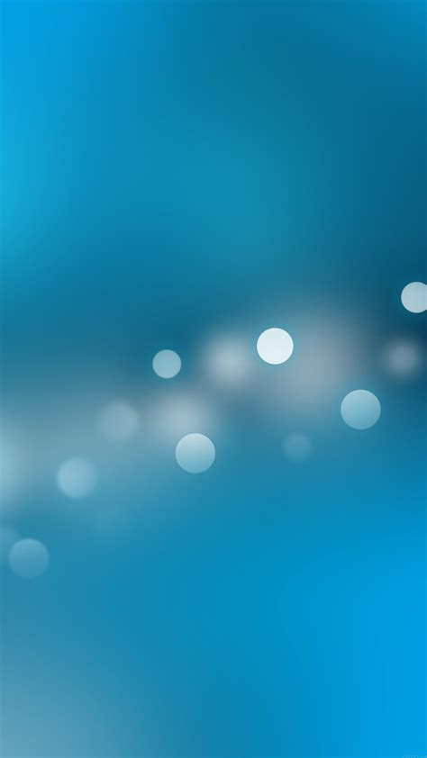Bokeh Blue Circle Abstract Simple Pattern Android Wallpaper Android