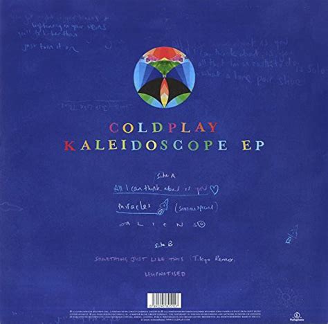 Coldplay Kaleidoscope Ep Limited Edition Colored Vinyl Single