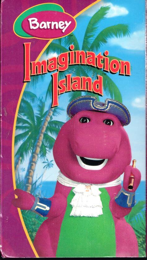 Barney Imagination Island Vhs Video Tape Songs Just Etsy Barney