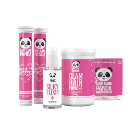 Panda hair removal cream (original hq) fast shipping krim buang bulu pandaa be. Hair Care Panda Smooth Set - Witaminy na włosy w żelkach ...