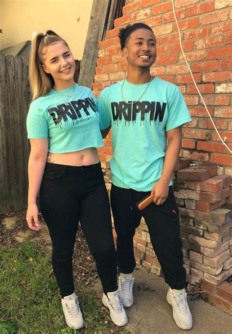 Black Drippin Mint Tee Sauce Avenue In 2021 Matching Couple Outfits Couples Matching
