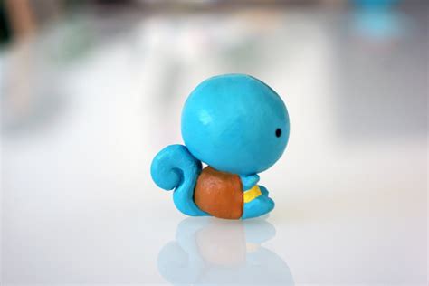 Mini Pokemon Series Squirtle Inspired Clay By Astrodough On Etsy
