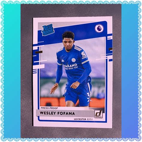 Panini Chronicle Donruss Soccer Rated Rookei Wesley Fofana Leicester City